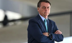 Le président brésilien Jair Bolsonaro, le 30 juillet 2021 à Brasilia