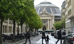 La Bourse du Commerce Ă Paris, le 26 avril 2016