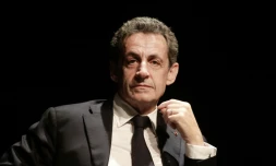 Nicolas Sarkozy, président du parti Les Républicains à Arcachon, le 23 juin 2016