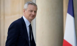 Le ministre de l'Economie Bruno Le Maire arrive à l'Elysée, le 17 juillet 2018
