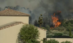 Un incendie à Tournissan, dans l'Aude, le 5 août 2025