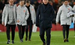 Le sélectionneur des Pays-Bas Ronald Koeman lors du match face à la France en Ligue des nations, le 16 novembre 2018