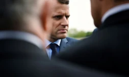 Emmanuel Macron le 24 avril 2017 à Paris