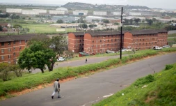 Le quartier de Glebelands, le 23 septembre 2017 à Durban, en Afrique du Sud