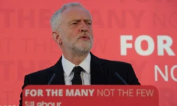 Le chef de l'opposition britannique Jérémy Corbyn le 4 juin 2017 à Carlisle