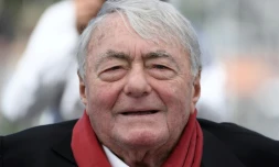 Claude Lanzmann, au Festival de Cannes, le 21 mai 2017