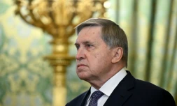 Le conseiller diplomatique du Kremlin, Iouri Ouchakov, le 7 août 2025, à Moscou, en Russie