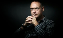 L'écrivain français Christophe Boltansky à Paris, le 16 juillet 2015