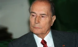 Le président François Mitterrand, le 9 novembre 1993 à Paris