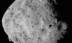Image prise par la sonde Osiris-Rex de la Nasa, le 2 décembre 2018, montrant l'astéroïde Bennu
