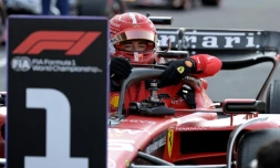 Charles Leclerc à Mexico le 28 octobre 2023