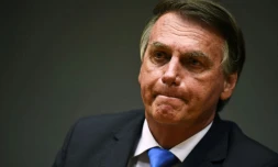 Le président brésilien Jair Bolsonaro, le 22 octobre 2021 à Brasilia