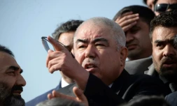 Le chef de guerre afghan Abdul Rachid Dostom, à Kaboul, le 22 juillet 2018 