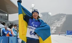 L'Ukrainienne Liudmyla Liashenko a remporté le biathlon individuel féminin catégorie debout aux Paralympiques de Pékin le 11 mars 2022 au Zhangjiakou National Biathlon Centre en Chine