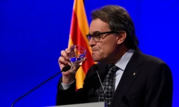 Le président catalan sortant, Artur Mas, à Barcelone le 5 janvier 2016