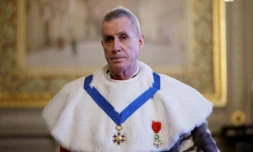 Le procureur général de la Cour de cassation François Molins avant une audience solennelle à la Cour de cassation, le 10 janvier 2022 à Paris
