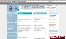 La page d'accueil du site internet de la CGPME