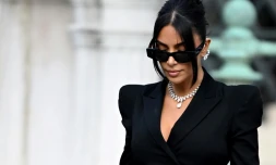 L'influenceuse Kim Kardashian au palais de Justice de Paris, le 13 mai 2025