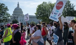 Une manifestation pour le droit à l'avortement à Washington le 2 octobre 2021