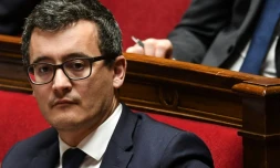 Gérald Darmanin à l'Assemblée nationale, le 31 janvier 2018 à Paris