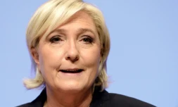 Marine Le Pen, le 30 mars 2017 à Brest, lors du grand débat organisé par le Conseil de l'agriculture français