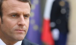 Emmanuel Macron à l'Elysée, le 2 avril 2019
