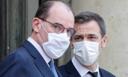 Jean Castex et Olivier Véran le 3 février 2021 à Paris
