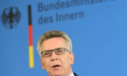 Le ministre allemand des Affaires étrangères Thomas de Maiziere à Berlin, le 10 juin 2017