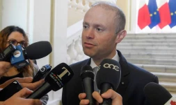 Le Premier ministre maltais Joseph Muscat, le 26 novembre 2019, à La Valette.