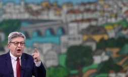 Jean-Luc Mélenchon en meeting "immersif et olfactif", à Nantes le 16 janvier 2022