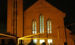 Photo prise le 12 janvier 2012 de la cathédrale Notre-Dame du Congo à  Kinshasa
