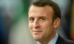 Le président Emmanuel Macron le 22 mars 2018 à Bruxelles