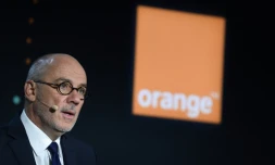 Stéphane Richard, PDG d'Orange, le 13 février 2020 à Paris