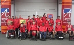 La délégation réunionnaise de handisport à Angers