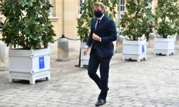 Le maire de Troyes et président de l'association des maires de France François Baroin le 30 septembre 2020 à Paris