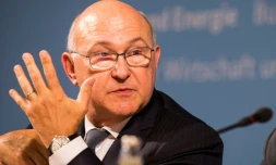 Le ministre de l'Economie et des Finances, Michel Sapin, s'est exprimé depuis Berlin, le 23 septembre 2016