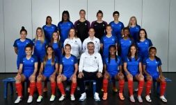 L'équipe de France des moins de 19 ans, à Clairefontaine, le 12 juillet 2016