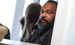 Dieudonné M'bala M'bala au tribunal correctionnel de Paris, le 26 mars 2019