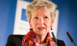 Eliane Houlette, cheffe du Parquet national financier, à Unterschleissheim près de Munich, le 14 janvier 2016