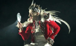 Thomas Jolly lors d'un répétition de "Richard III" à Rennes, le 1er octobre 2015 