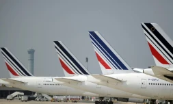 Des avions de la compagnie Air France à l'aéroport Charles de Gaulle, en 2014
