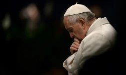 Le pape François, le 14 avril 2017 à Rome