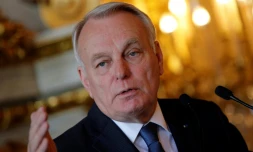 Le ministre des Affaires étrangères Jean-Marc Ayrault le 29 mars 2017 à Paris 