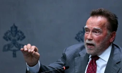 Arnold Schwarzenegger au Vatican le 30 septembre 2025