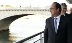 Le président François Hollande, le 1er octobre 2015 à Paris