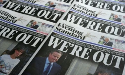 La Une des quotidiens britanniques le 24 juin 2016 à Londres