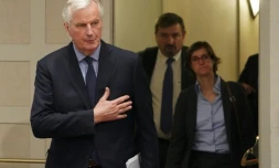 Michel Barnier, négociateur en chef de l'Union Européenne sur la question du Brexit, à New York le 10 juillet 2018