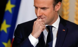 Emmanuel Macron, le 10 décembre 2017 à l'Elysée