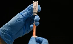 Vaccination contre le Covid-19 le 23 janvier 2021 à Brighton, au Royaume-Uni