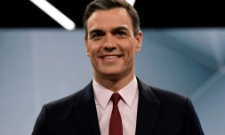 Le Premier ministre espagnol Pedro Sanchez, le 23 avril 2019